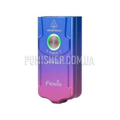 Фонарь наключный Fenix E03R V2.0, Фиолетовый, Ручный, USB, Белый, Красный, 500