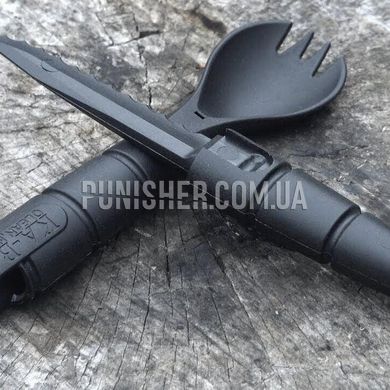 Ka-Bar Tactical Spork (Spoon Fork Knife) Tool, Black, Столовые приборы