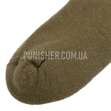 Jefferies Merino Wool Military Combat Socks, Coyote Brown, 9-13 US, Winter
