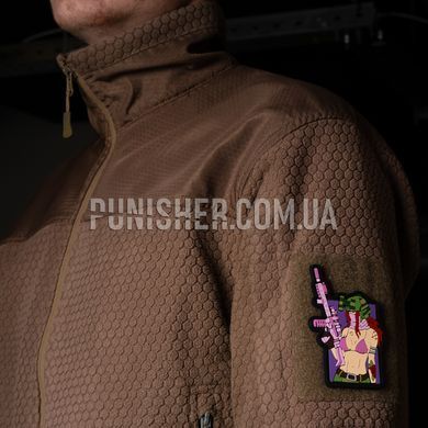 Патч SanCHI Tactical Girl, Рожевий, ПВХ, Ні