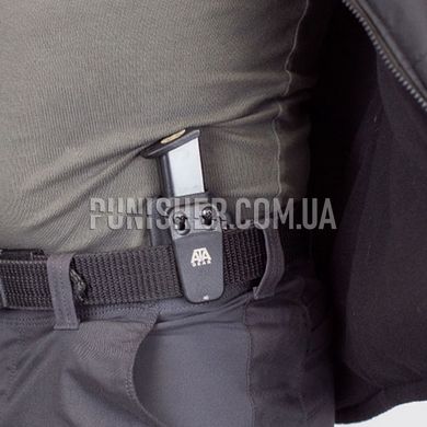 Паучер ATA Gear Pouch ver.2 для магазину Glock-17/22/47, Чорний, 1, Кліпса, Glock, На пояс, 9mm, .40, Kydex