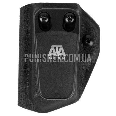 ATA Gear Pouch ver.2 for Glock-17/22/47 Magazine, Black, 1, Clips, Glock, For belt, 9mm, .40, Kydex