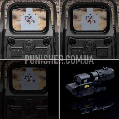 EOTech Holographic Hybrid Sight (HHS) V, Black, Collimator, 5x, 1 MOA