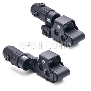 EOTech Holographic Hybrid Sight (HHS) V, Black, Collimator, 5x, 1 MOA