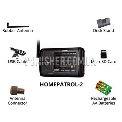 Радиосканер Uniden Home Patrol-II, Черный, Радиосканер, 25-512, 758-824, 849-867, 894-960
