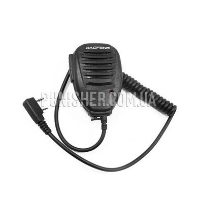 Baofeng Speaker Microphone with jack for Kenwood, Black