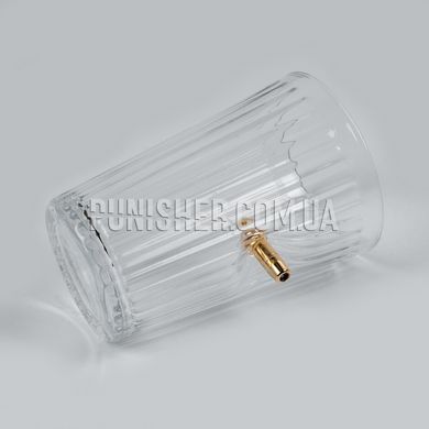 Gun and Fun Faced Thick-wall Glass with Bullet, Clear, Glassware