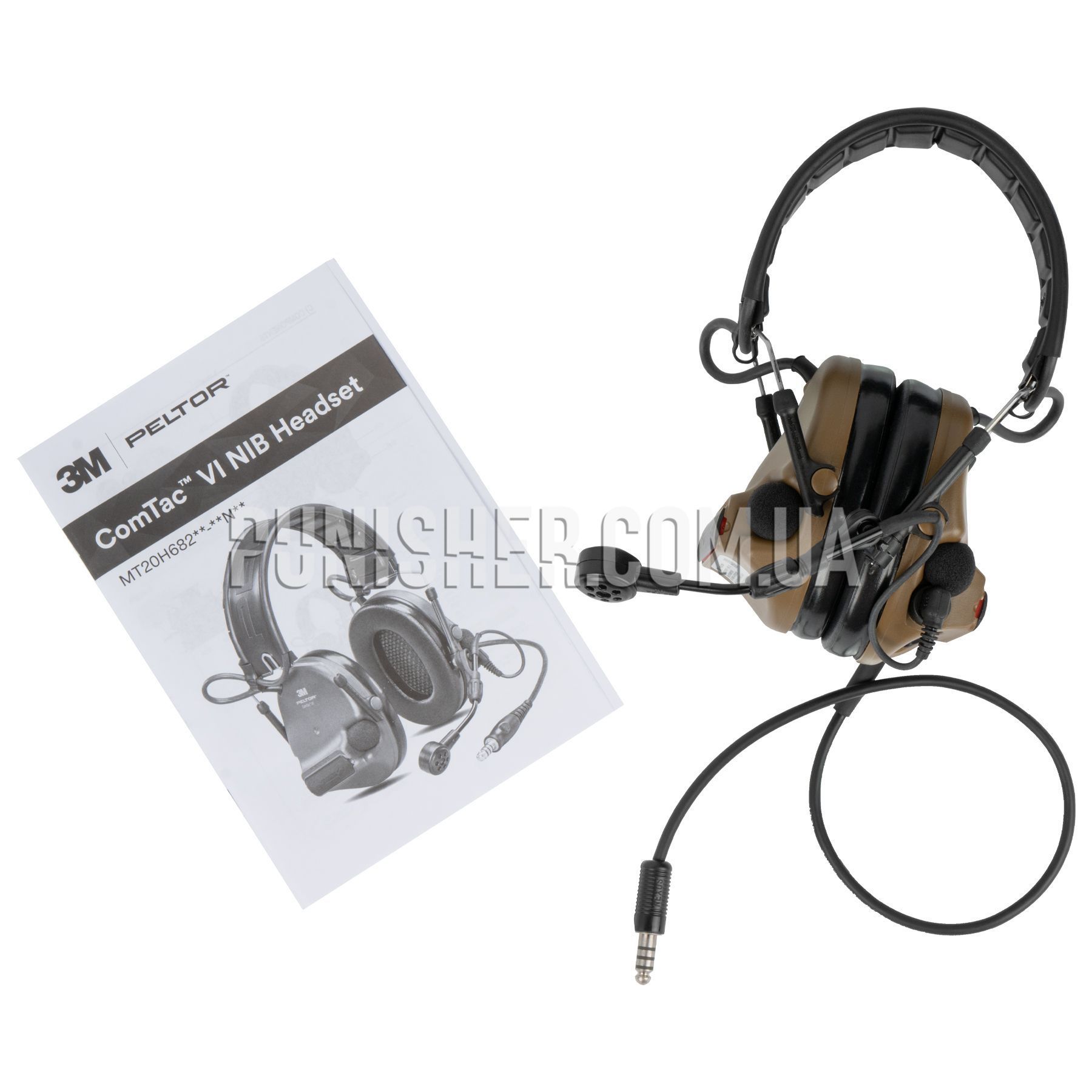 Активна гарнітура 3M Peltor ComTac VI Coyote Brown купити з доставкою ...