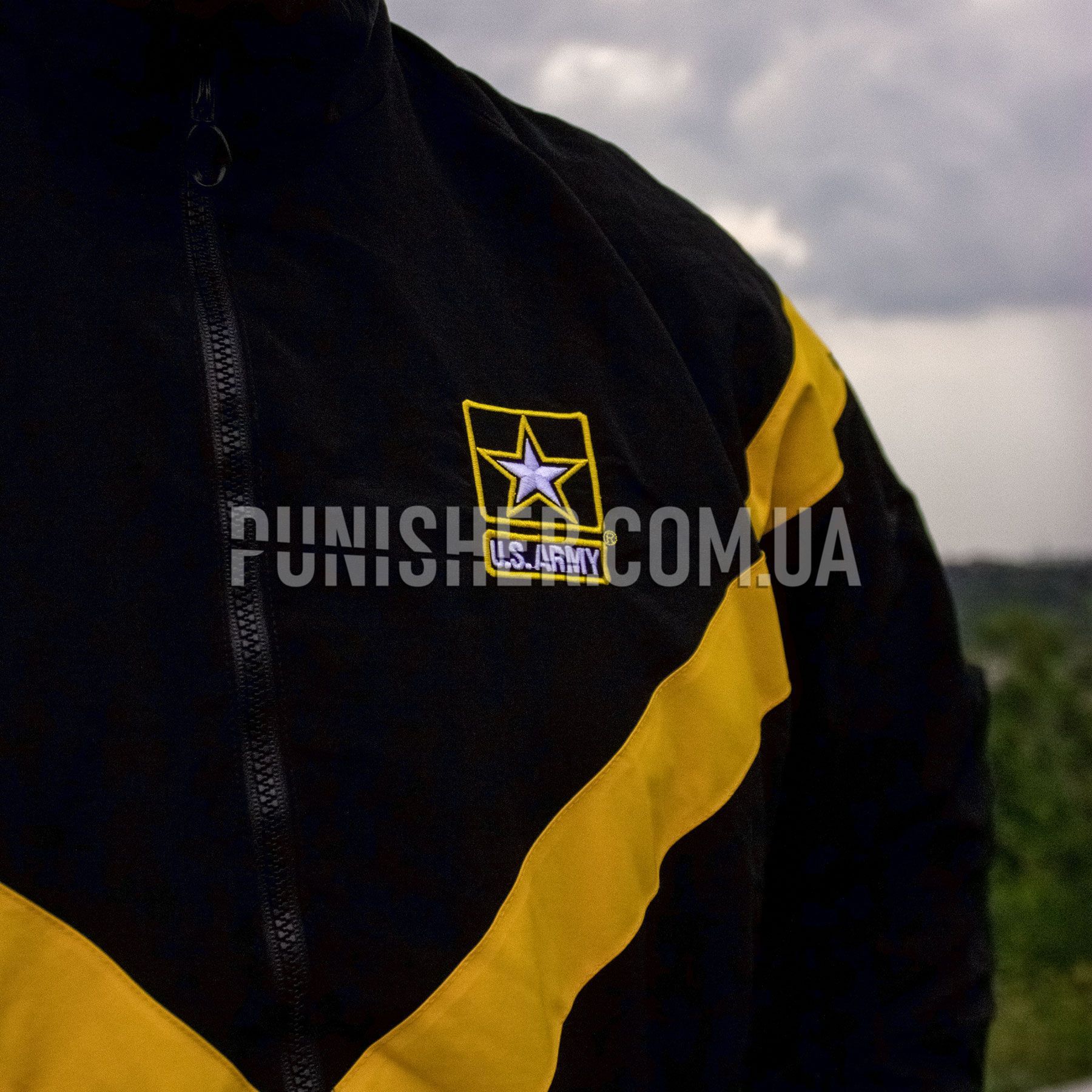 US ARMY APFU Physical Fit Jacket Black buy with international delivery ...