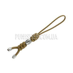 M-Tac Zeus Stainless Steel Knife Lanyard, Coyote Brown, Lanyard