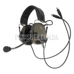 Активна гарнітура 3M Peltor Comtac XPI Dual, Olive, Активні, З наголів'єм, 25, NATO J11, Comtac XPI, 2xAAA, Dual