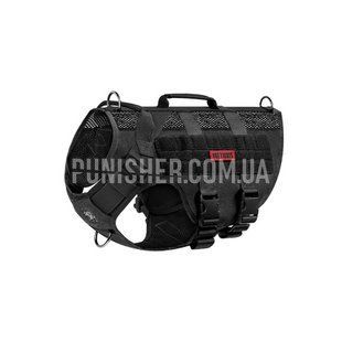 Шлея-жилет OneTigris Aire Mesh Dog Harness для собак, Чорний, Small