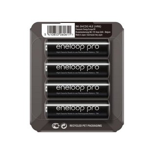 Аккумулятор Panasonic Eneloop Pro AA/HR6 2500mAh LSD Ni-MH 4шт, Черный, AA