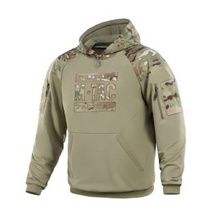 Кофта M-Tac Hoodie Combat Multicam/Tan, Multicam, Small