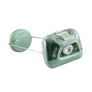 Petzl Zipka HYBRID Concept Headlamp, Foliage Green, Headlamp, Battery, White, Red, 300