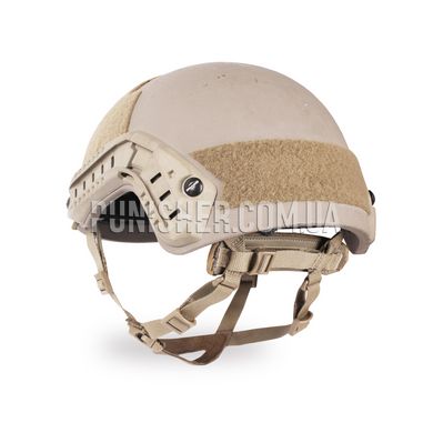 Ops-Core FAST High Cut Helmet Worm-Dial (Used), Tan, L/XL