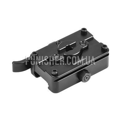Адаптер-перехідник Sunwayfoto PA-60 з Picatinny на Arca-Swiss/RRS з важільним затискачем Lever-lock, Чорний, Пластина
