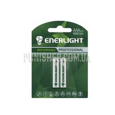 Аккумулятор Enerlight Professional AAA 1000 мАч Ni-MH 2 шт, Серебристый, 2000000036229, AAA