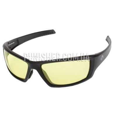 Балістичні окуляри Walker’s IKON Vector Glasses з бурштиновими лінзами, Чорний, Бурштиновий, Окуляри