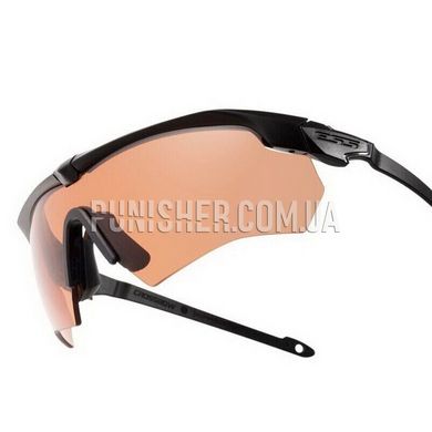 Баллистические очки ESS Crossbow Suppressor с медной линзой, Черный, Медный, Очки