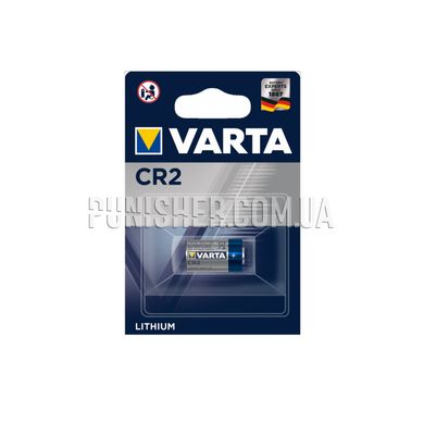 Varta CR2 6206 3V Lithium Battery, Silver, CR2