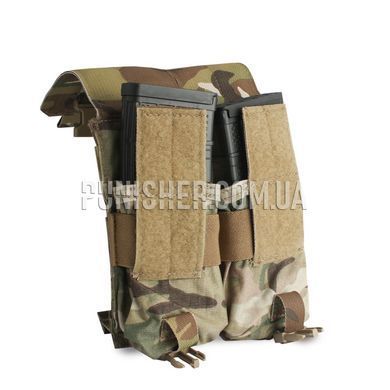 Двойной подсумок Eagle Ind для магазина M4/M16, Multicam, Molle, AR15/М4, M16, HK416, Для плитоноски, .223, 5.56, Cordura 500D