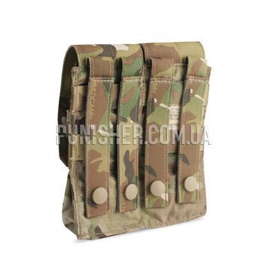 Двойной подсумок Eagle Ind для магазина M4/M16, Multicam, Molle, AR15/М4, M16, HK416, Для плитоноски, .223, 5.56, Cordura 500D