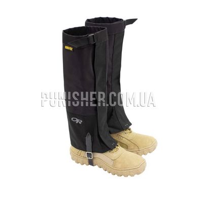 Outdoor Research Crocodiles Gore-Tex Gaiters, Black, Large