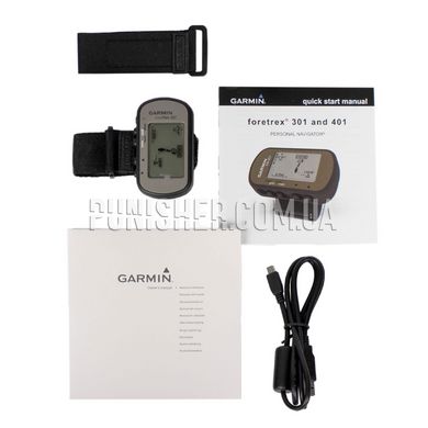 GPS-навігатор Garmin Foretrex 301, Foliage Grey, Монохромний, GPS, Навігатор