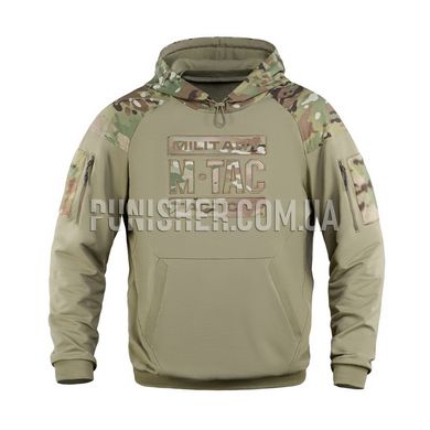 Кофта M-Tac Hoodie Combat Multicam/Tan, Multicam, Small