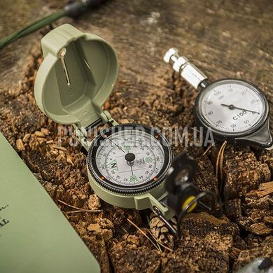 Helikon-Tex Ranger Compass MK2 Lighted, Green, Aluminum