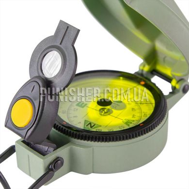 Компас Helikon-Tex Ranger MK2 Lighted, Зелений, Алюміній