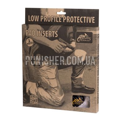 Helikon-Tex Low-Profile Protective Pad Inserts, Black, Knee Pads