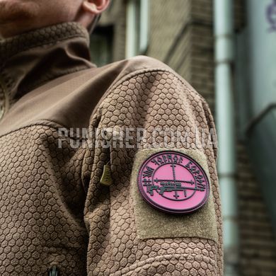 Патч Black Beard Group, Рожевий, ПВХ, Ні