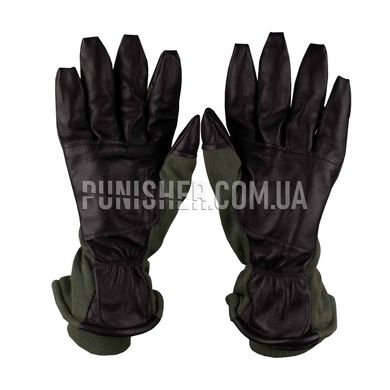 Hawkeye Intermediate Cold Flyer's Gloves, Olive, Large