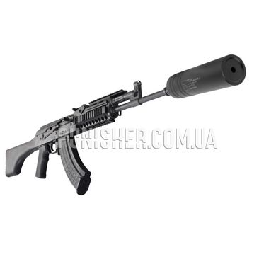 Военный глушитель Титан FS-T1FLv2, калибр 5.45 мм, Черный, Глушитель, AK-74, AKC-74, AKC-74У, 8