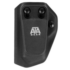 ATA Gear Pouch ver.2 for Fort-12 Magazine, Black, 1, Clips, Fort 12, For belt, 9mm, Kydex