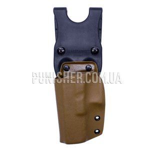 Кобура Blackhawk на Glock 17 с адаптером Jacket Belt Duty, Coyote Brown, Glock, Форт 17
