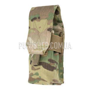 WAS Single M4 5.56mm 2 Mag Pouch, Multicam, 2, Molle, AR15/М4, M16, HK416, For plate carrier, .223, 5.56, Cordura 500D