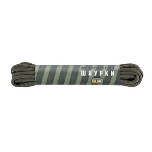M-Tac OD Green Stripes Laces type 3, Olive Drab, 165