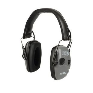 Howard Leight Impact Sport BOLT Electronic Earmuff, Grey, Active, 22