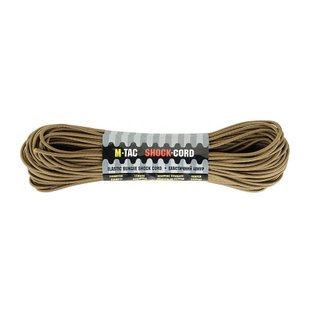 M-Tac Shock-Cord 3 mm 30m Paracord, Coyote Brown