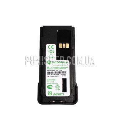 Акумуляторна батарея Motorola NNTN8129AR 2300mAh під радіостанцію DP4400e, Чорний, Радіостанція, Акумулятор, Motorola DP4400e (DP4600e/DP4800e)
