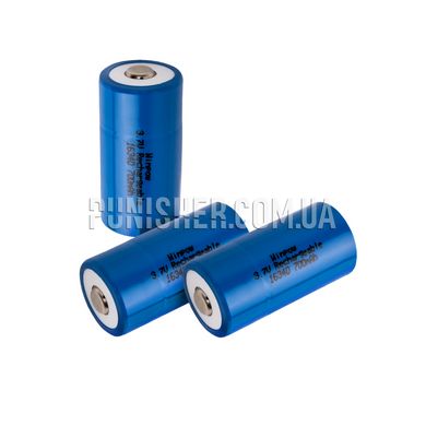 ACM CR123A 700 mAh 3.7 V Lithium Battery with Type-C, Blue, CR123A