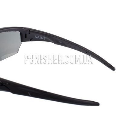 Wiley-X Saint Smoke Grey Lens Ballistic Sunglasses, Black, Smoky, Goggles