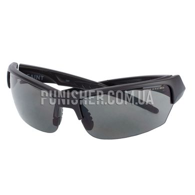 Балістичні окуляри Wiley-X Saint Smoke Grey Lens, Чорний, Димчастий, Окуляри