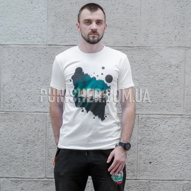 Dubhumans "Face of the Carpathians" T-shirt, White, Small