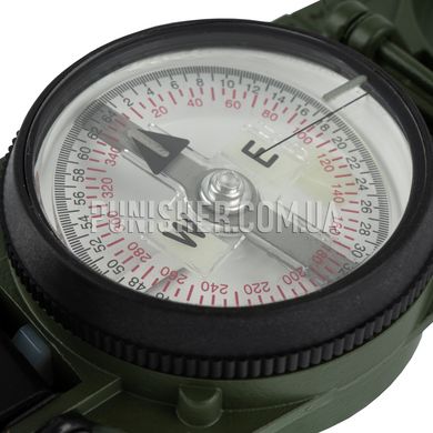 Компас Cammenga U.S. Military Phosphorescent Lensatic Compass Model 27, Olive, Алюминий, Флуоресцентная краска