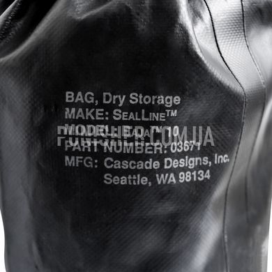 SealLine Baja 10 Dry Bag (Used), Black, Compression sack