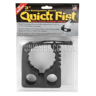 Кріплення-затискач Quick Fist 3" Clamp для інструментів, Чорний, Аксесуари